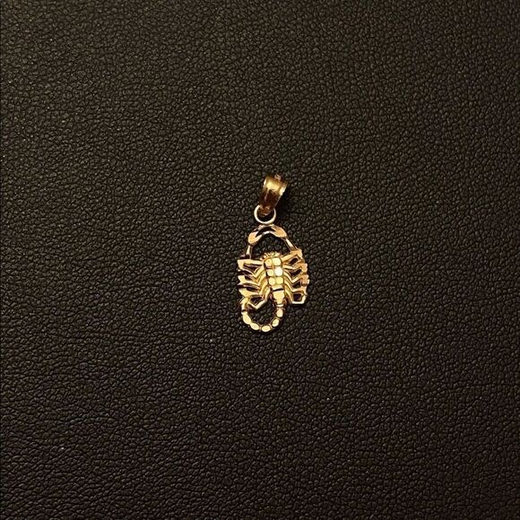 Scorpion 14k Solid Gold Pendant perfect gift - Picture 3 of 9